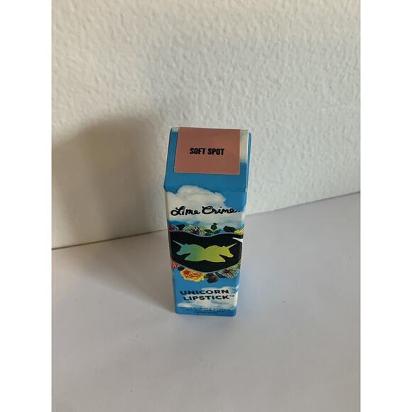 Lime Crime Unicorn Lipstick Soft Spot NEW **DISCONTINUED** NIB Rare Pinky Nude - Picture 3 of 4